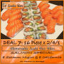 Dine In ADVOCATE DEAL 7 / 32 pieces @R168,00 for this 16 Piece x 2/4/1 Salmon Special